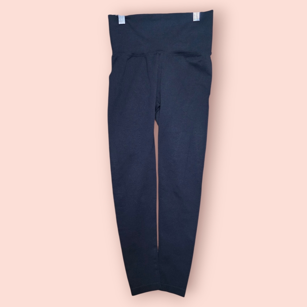 Women's Black High-Waisted Booty Enhancing Leggings